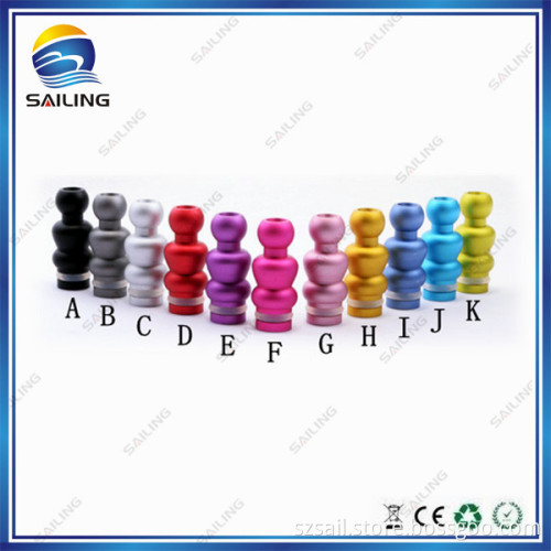 Sailing Beautiful Electronic Cigarette 510 Aluminum Yeti Drip Tips